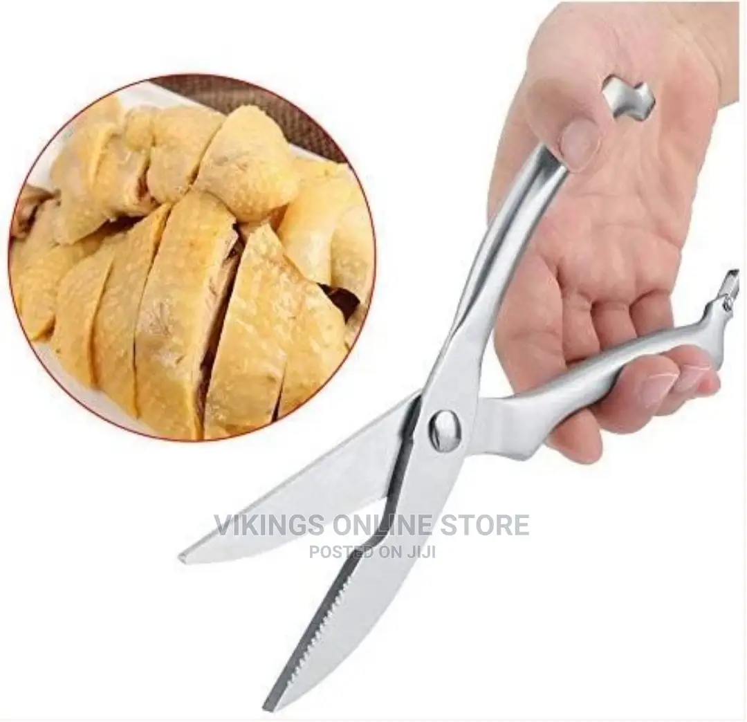 Professional Steel Poultry Scissors Chicken Meat, BBQ