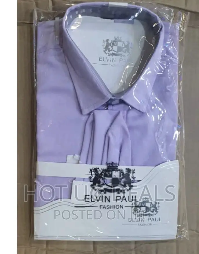 Men’S Full Sleeve Formal Shirt - Purple