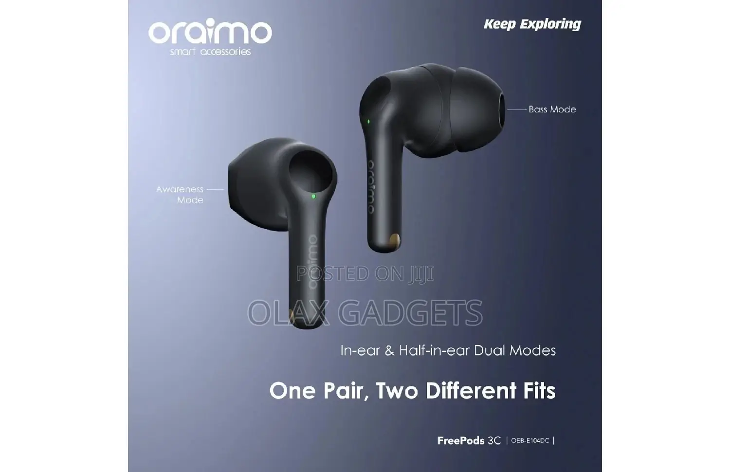 Oraimo Freepods 3C OEB-E104DC Calling Noise Cancellation