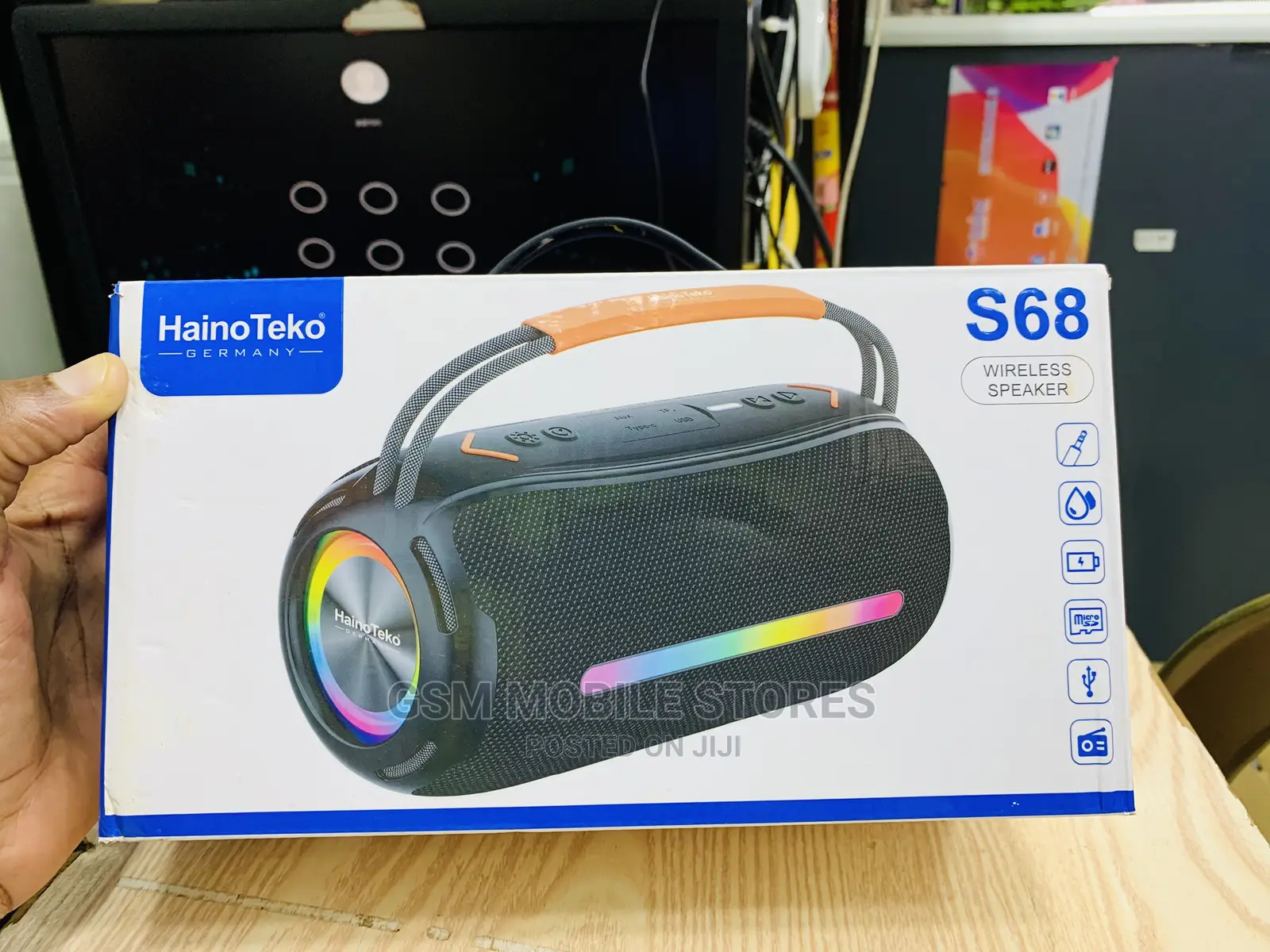 Hainoteko Heavy Bass Bluetooth Wireless Speaker S68