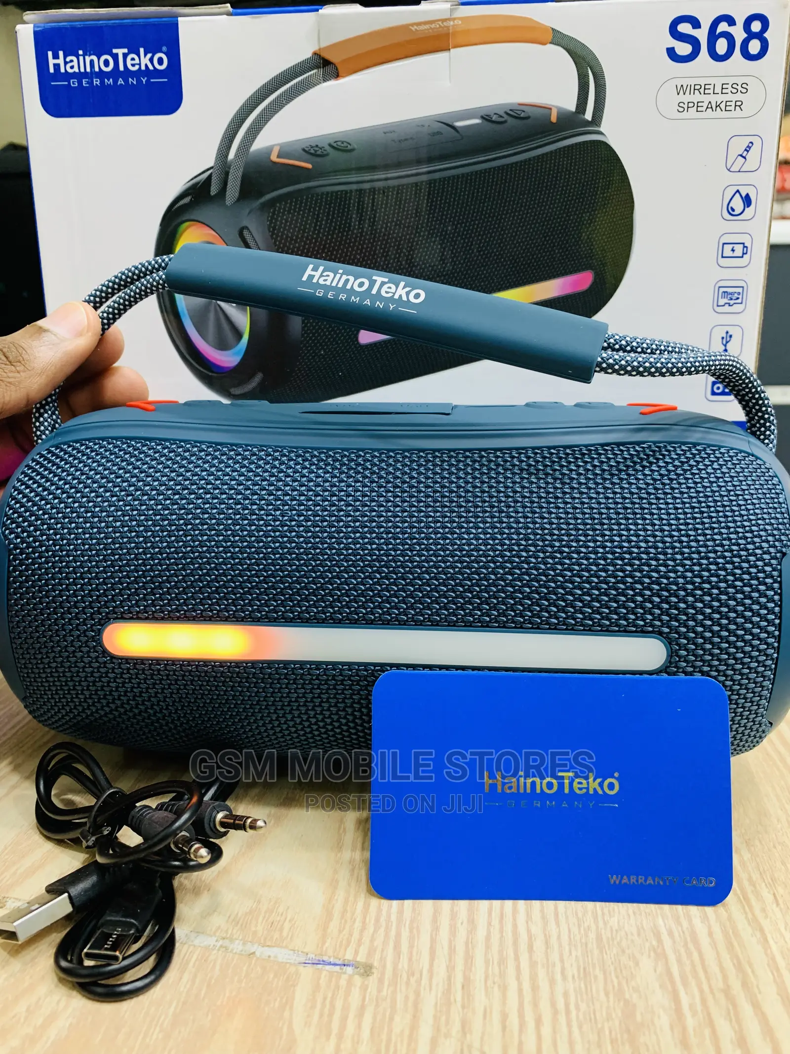 Hainoteko Heavy Bass Bluetooth Wireless Speaker S68