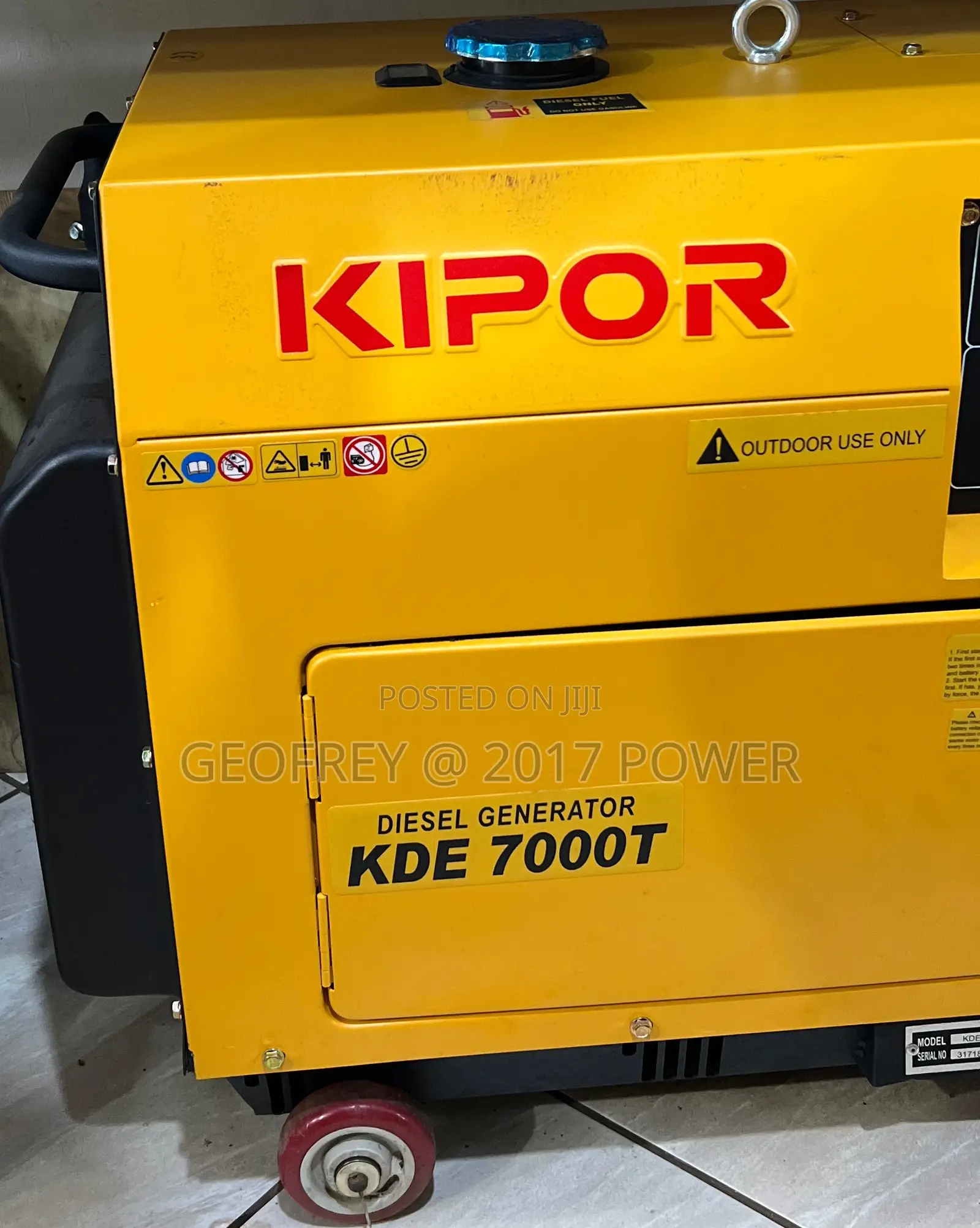 Kipor Silent Diesel Fenerator 5kva