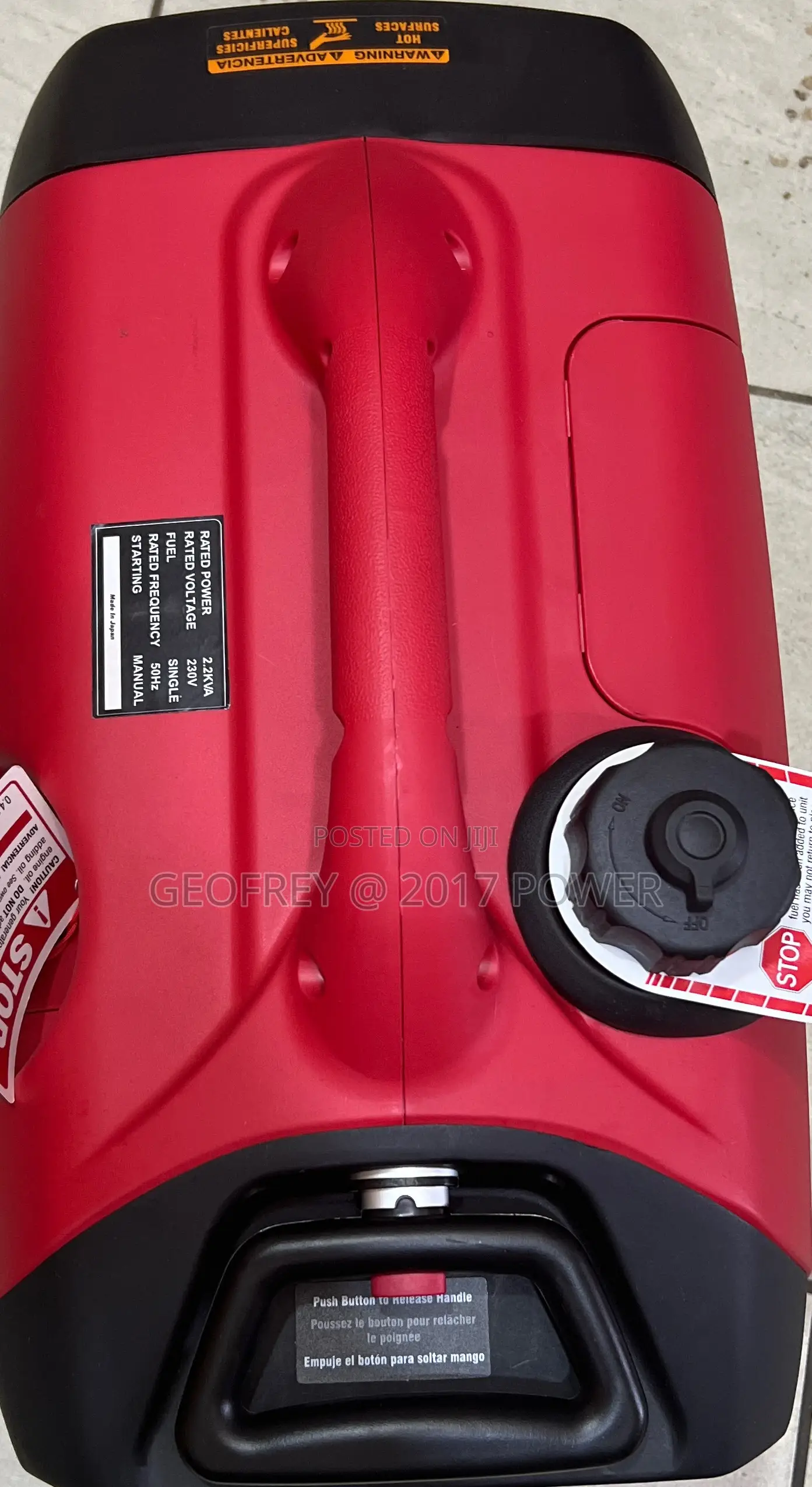 Inverter Eu22000i Honda Sound Proof Japan Made