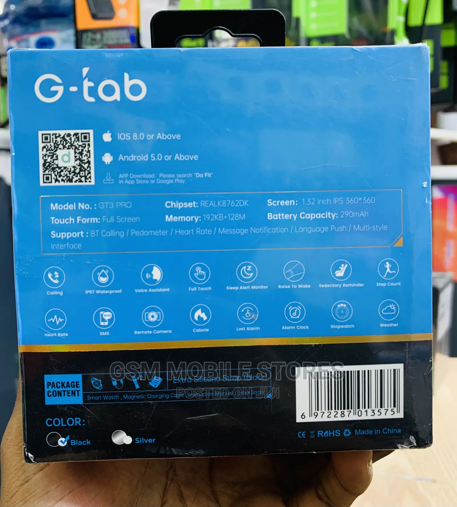G-Tab Watch GT3 Pro HD Call Voice Assistant IP7 Smart Watch
