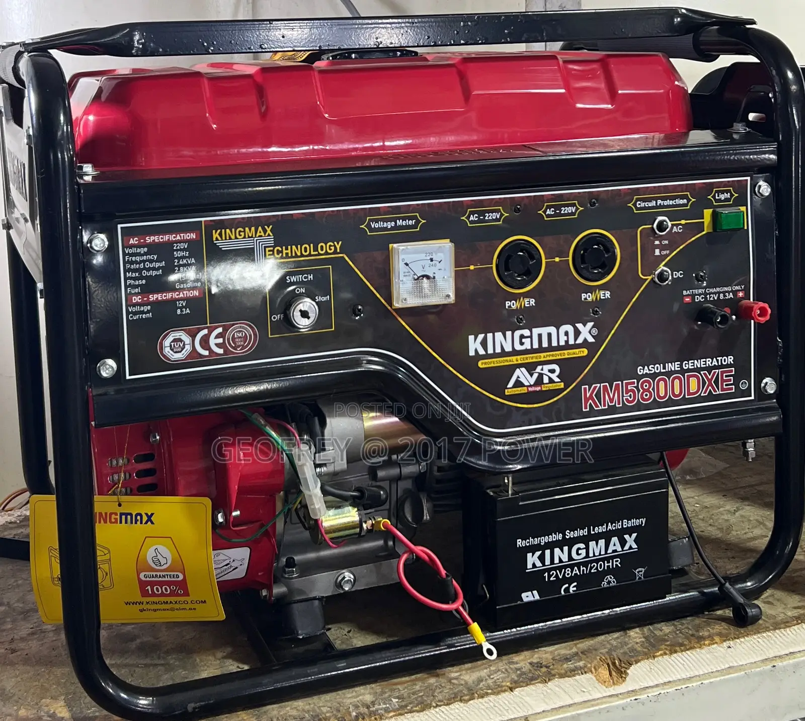 Kingmax Petrol Generator 2.8kw