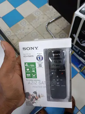 Sony Icd-Px470 Stereo Digital Voice Recorder Built-in Usb