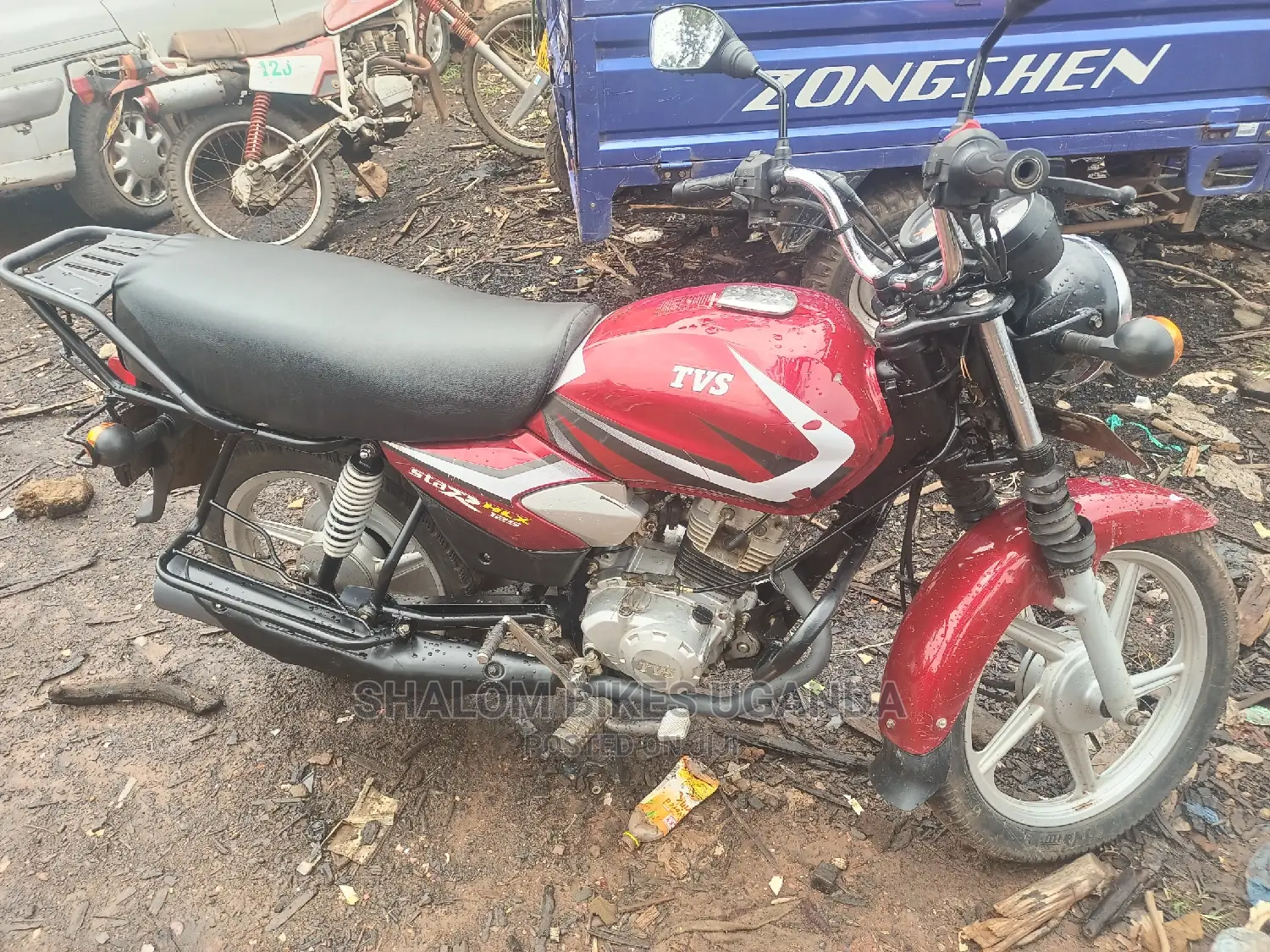 Haojue VE125 HJ125T-26 2022 Red