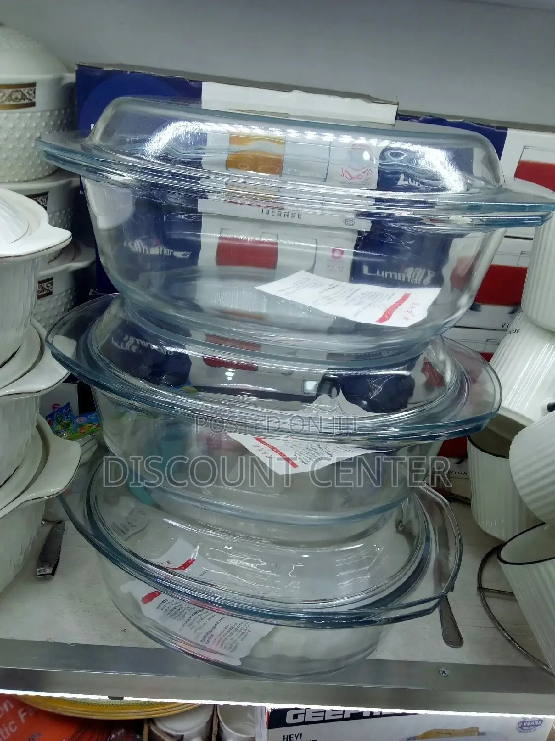 Glass Dishes 3pcs