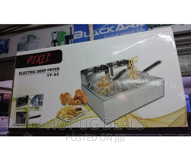 12L Double Deep Fryer- Silver
