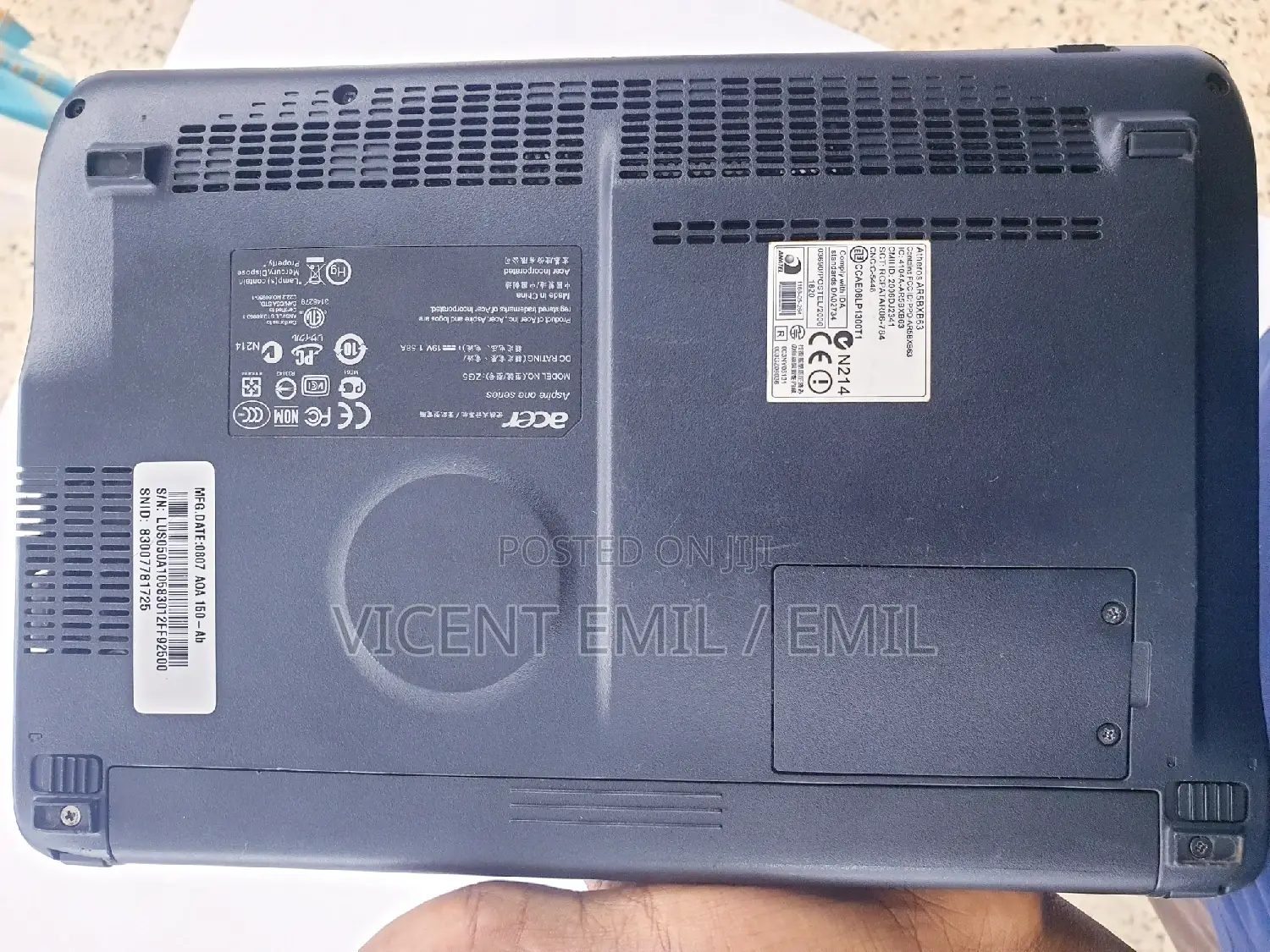 Laptop Acer Aspire One S1002 2GB Intel Atom HDD 256GB