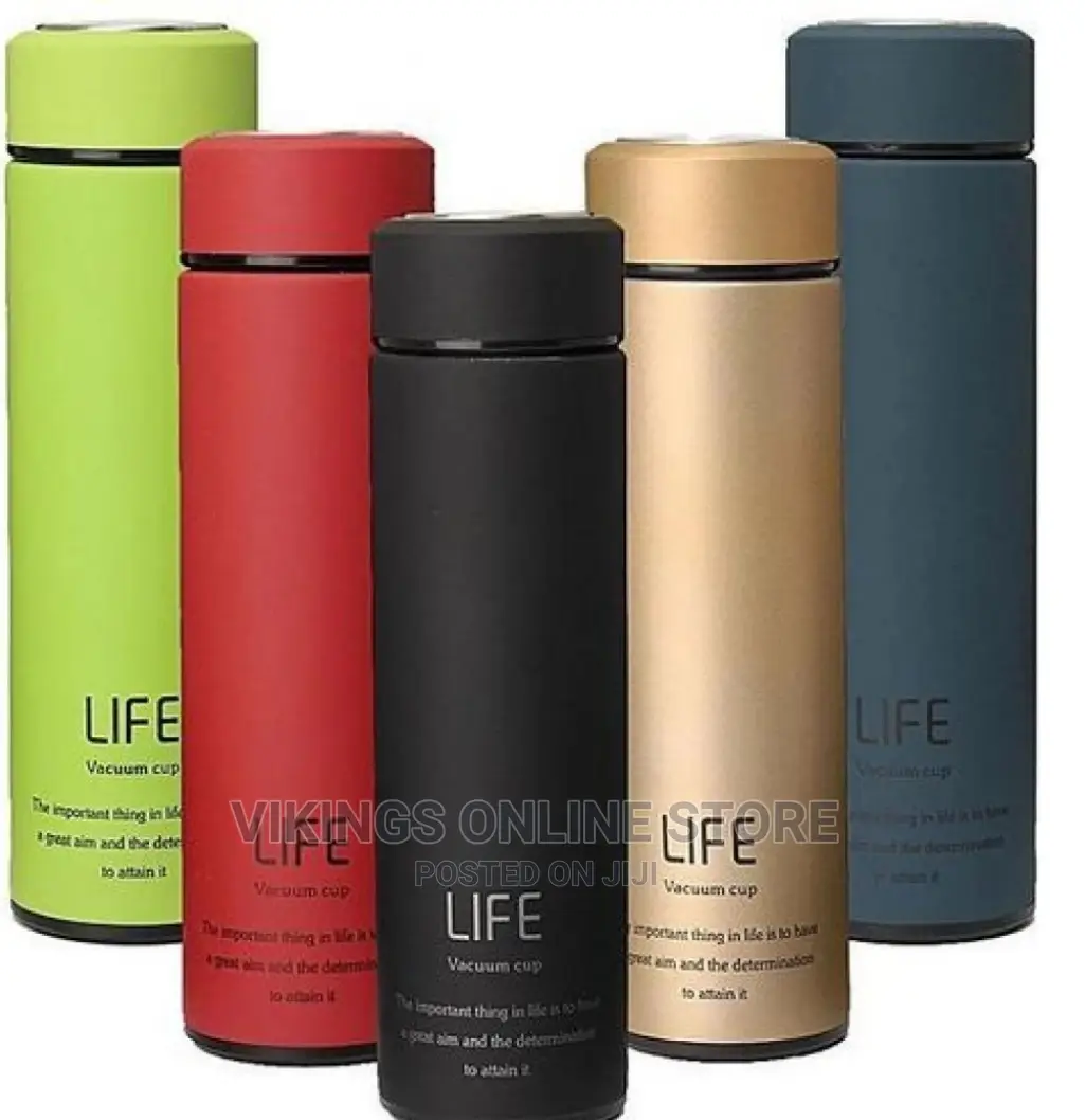 Life Stainless Steel Tea Water Flask Vacuum Bottle, 450ml