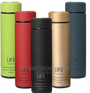 Life Stainless Steel Tea Water Flask Vacuum Bottle, 450ml