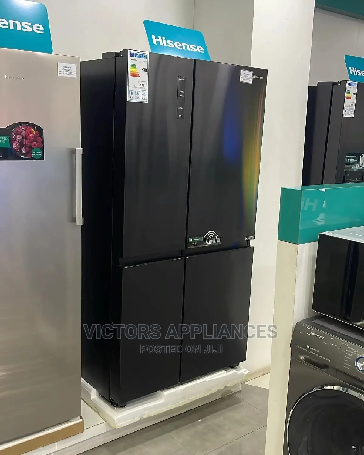 Hisense 341litres Bottom Freezer Double Door Refrigerator