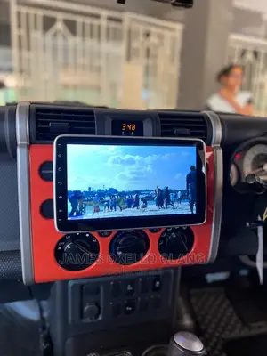 Tesla Radio Fitted in Fj Cruiser