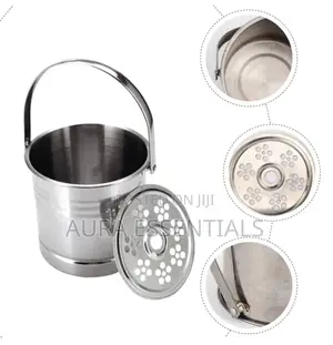 Insulated Stainless Steel Ice Bucket Wine Strainer Ice Tongs