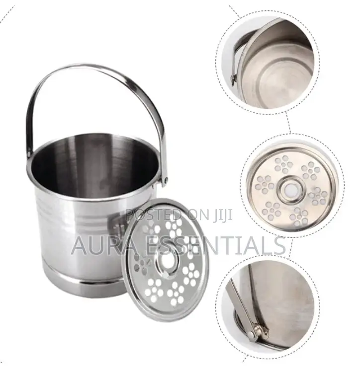 Insulated Stainless Steel Ice Bucket Wine Strainer Ice Tongs