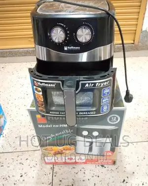 Hoffman 10litre Air Fryer - Black/ Silver