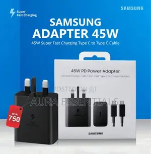 Original 45W Samsung Super Fast Charger