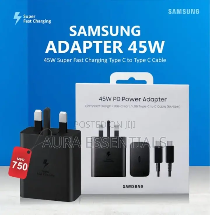 Original 45W Samsung Super Fast Charger