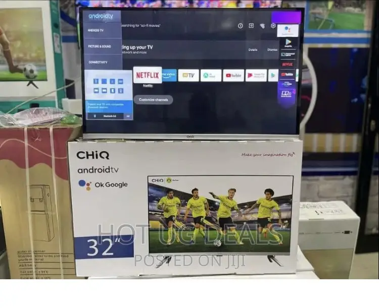 Chiq 32-inch Android Smart Led Tv Free-to-air With Bluetooth