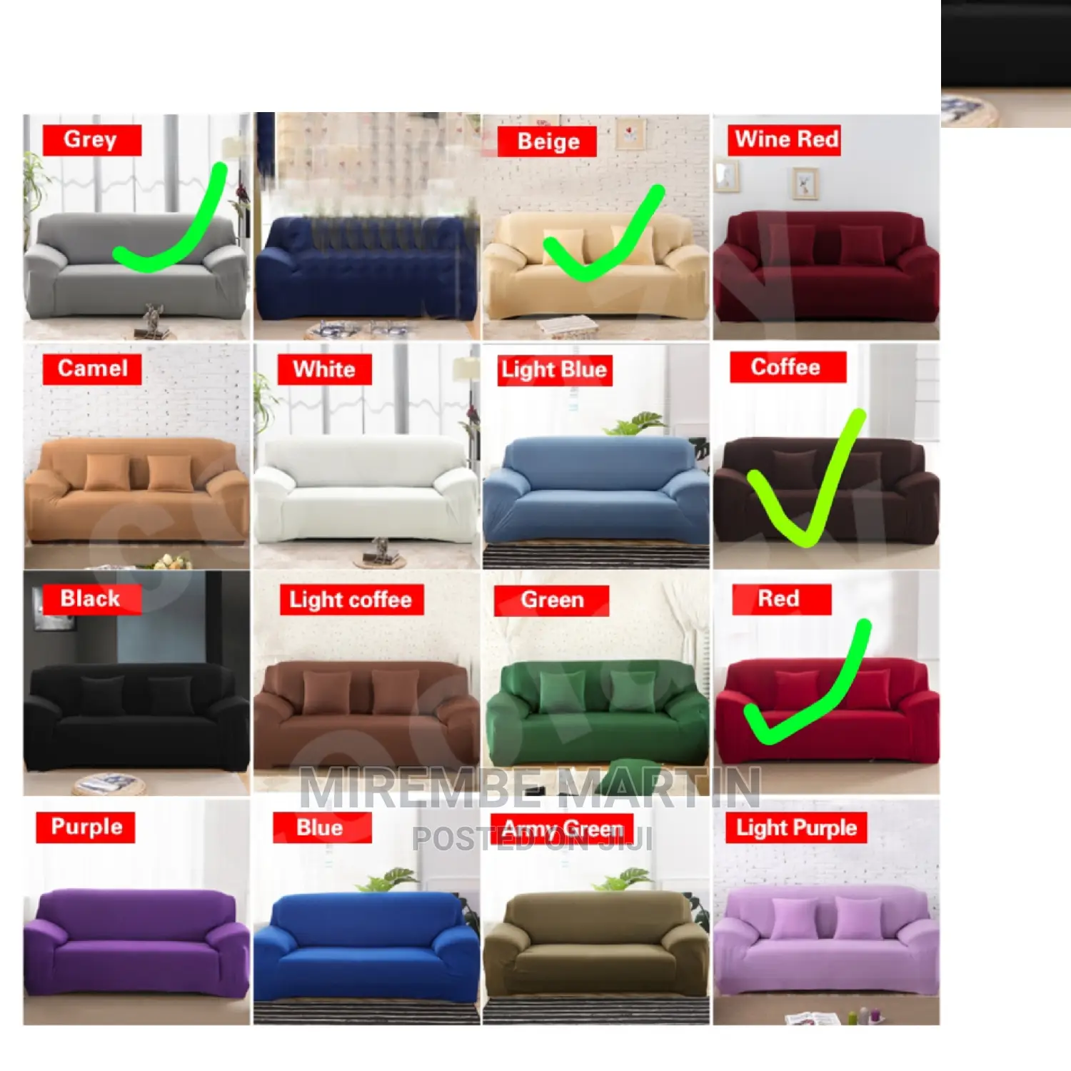 3.1.1 Sofa Covers