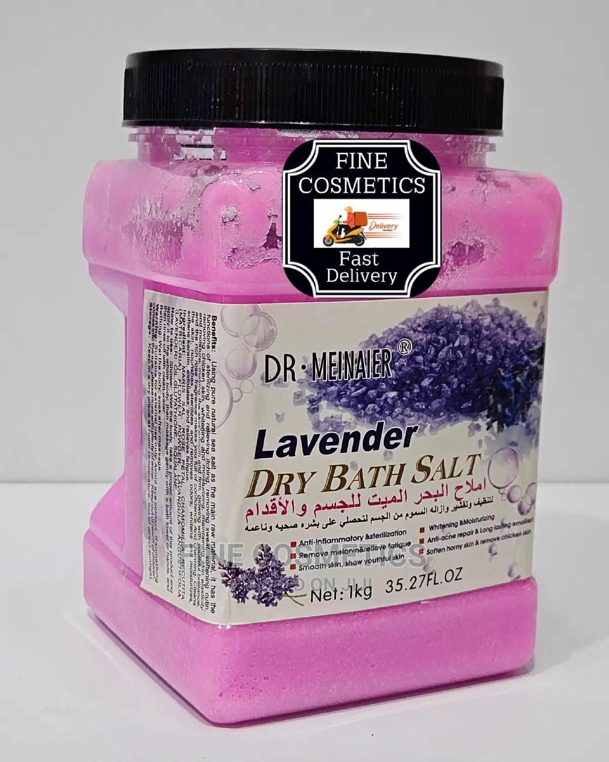 Dr Meinaier Lavender Dry Bath Salt Exfoliating Body Scrub1kg
