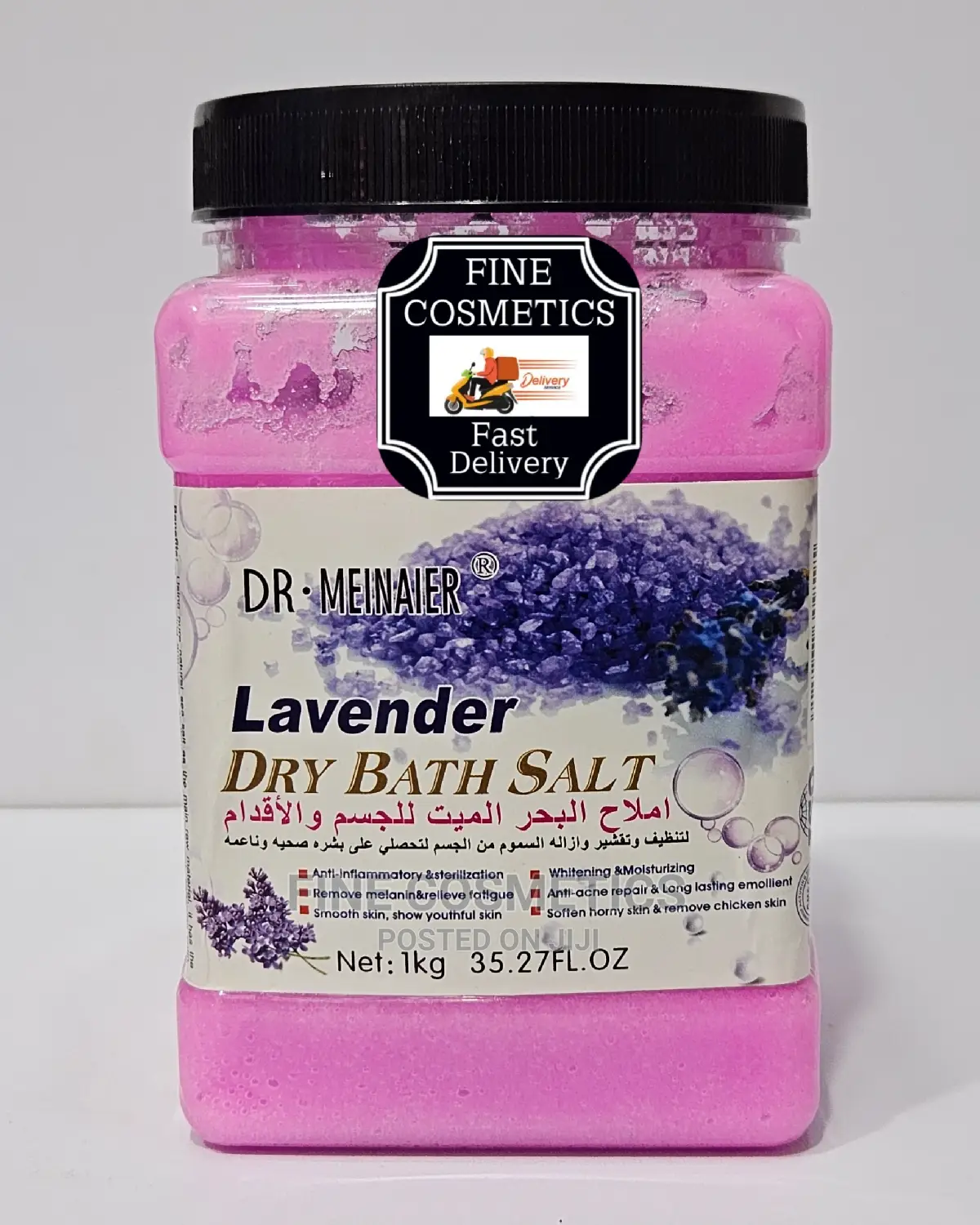 Dr Meinaier Lavender Dry Bath Salt Exfoliating Body Scrub1kg