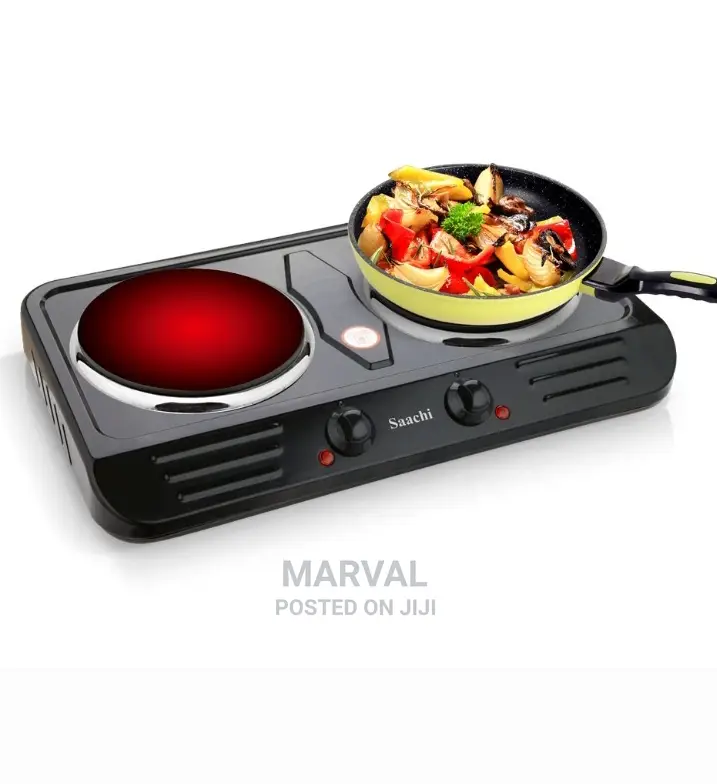 Ceremic Infrared Saachi Double Hot Plate