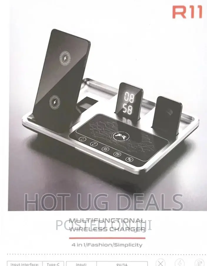 Wireless Charger 4 in 1 Magnetic Charging Station