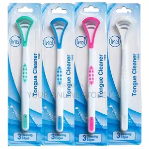 4pcs Tongue Cleaner Brush Set for Fresh Breath Oral Care