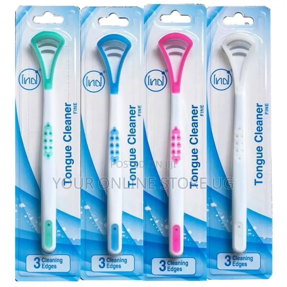 4pcs Tongue Cleaner Brush Set for Fresh Breath Oral Care