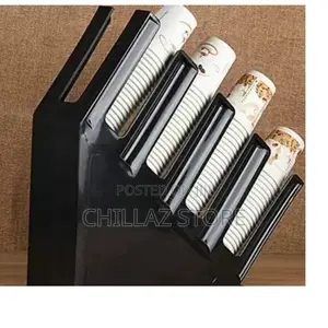 4 Compartment Plastic Cup Paper Holder Rack.