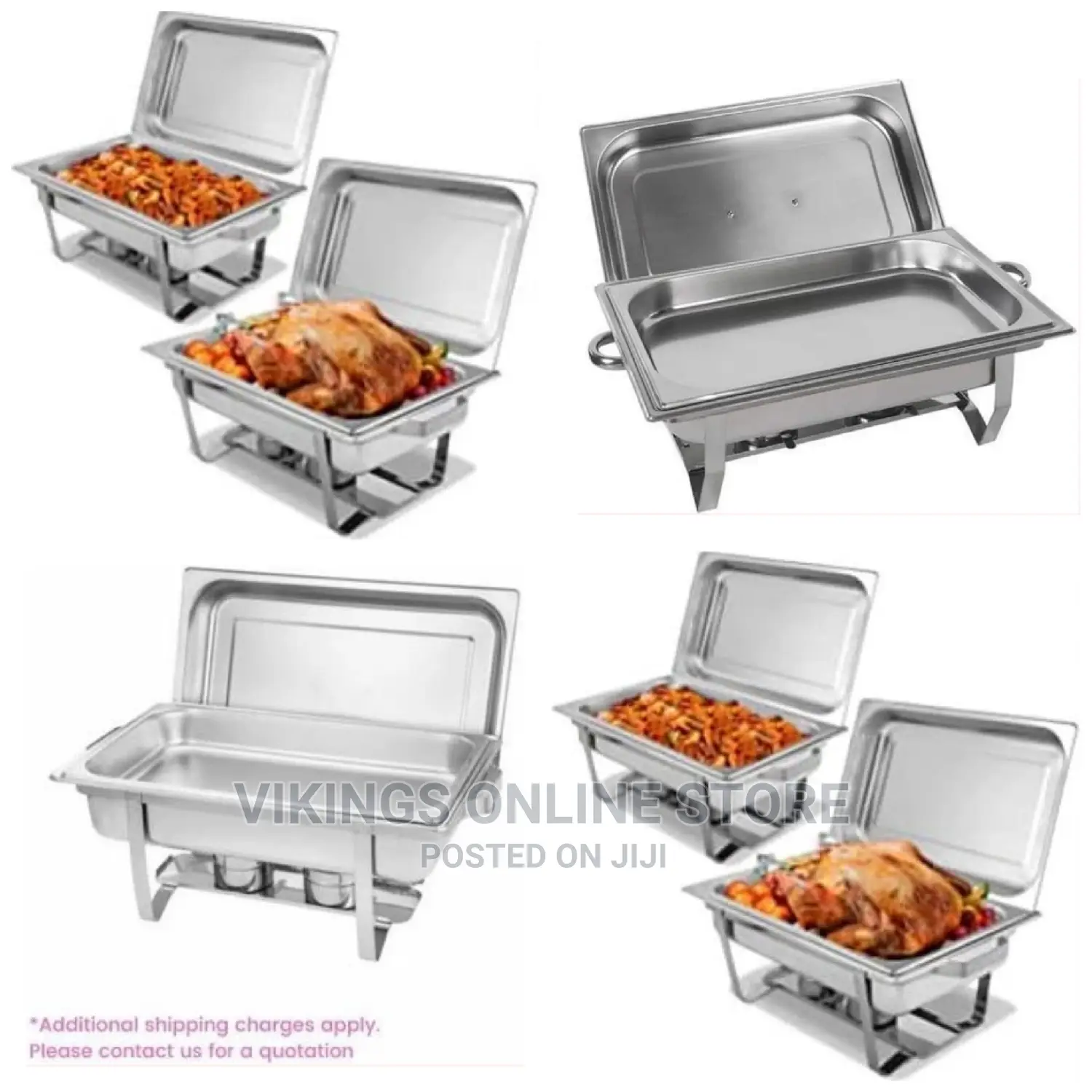 Single 9ltrs. Capacity Stainless Steel Chafing Dish