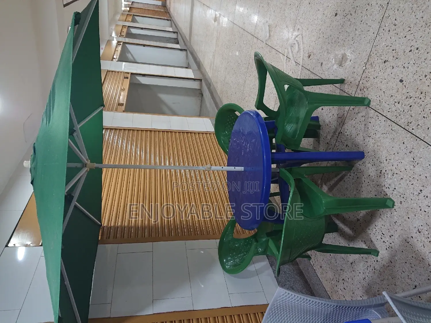 Plastic 4 Chairs and 1 Table