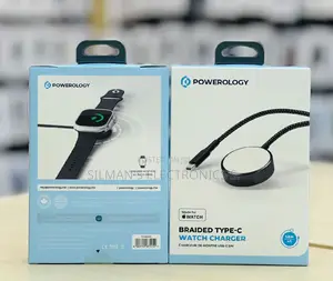 Powerology Braided Type C Apple Watch Charger