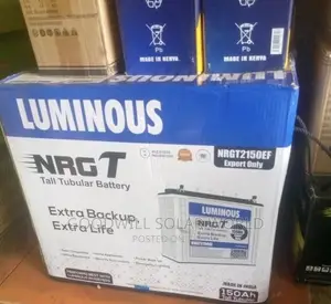 Photo - Luminous 150AH Tubular Solar Battery