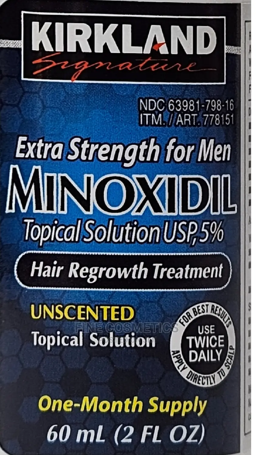 Minoxidil 5% Extra Strength Hair Regrowth Treatment for Men