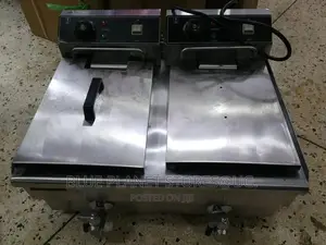 JFK HEAVY DUTY 24L Electric Dual Deep Fryer With Oil Faucet