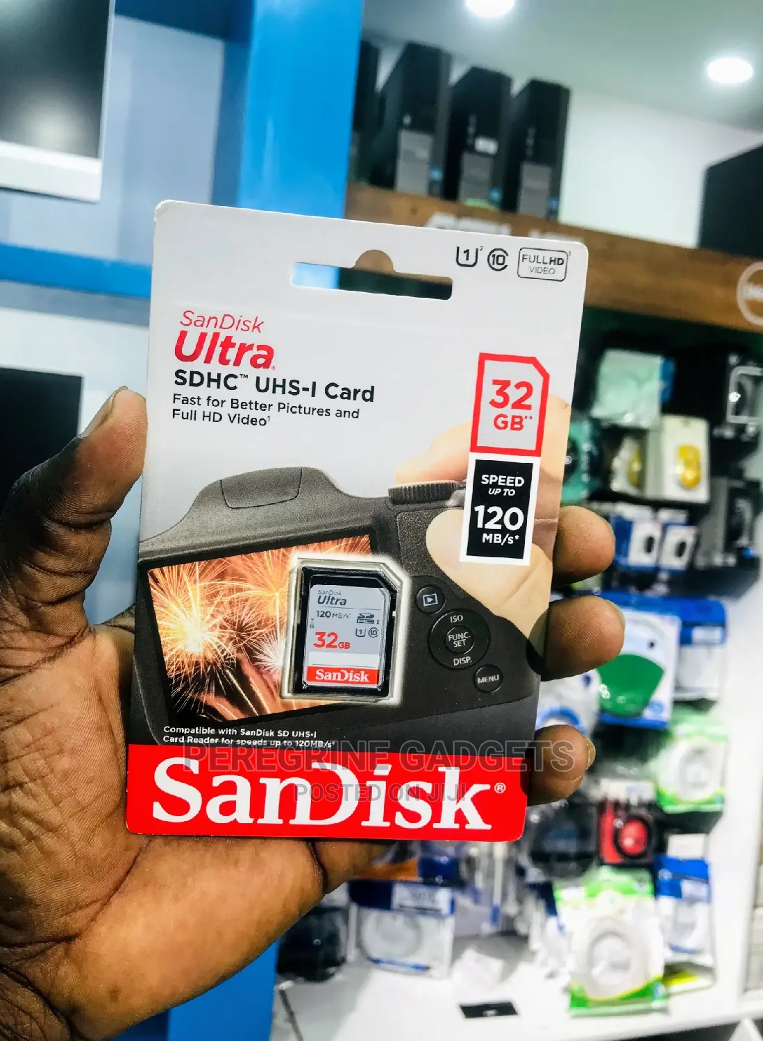Original Sandisk Ultra 32gb Speed Upto 120mb/S