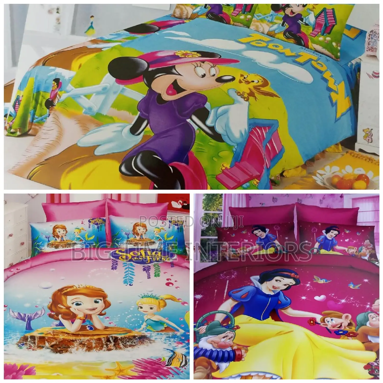 Kids Cartoon Character Duvet Sets