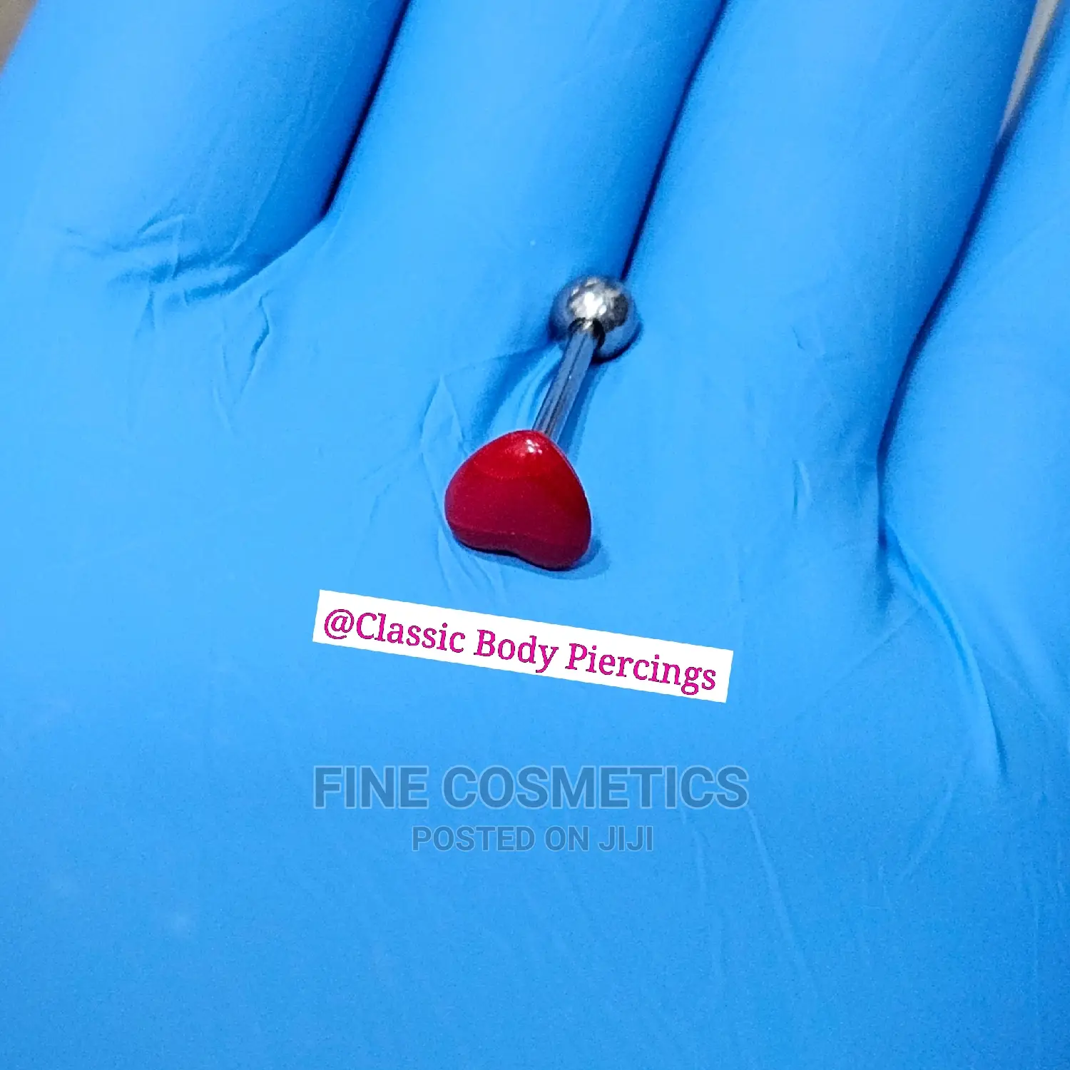 1PC Tongue Barbell Darling Heart Decoration Tongue Jewelry
