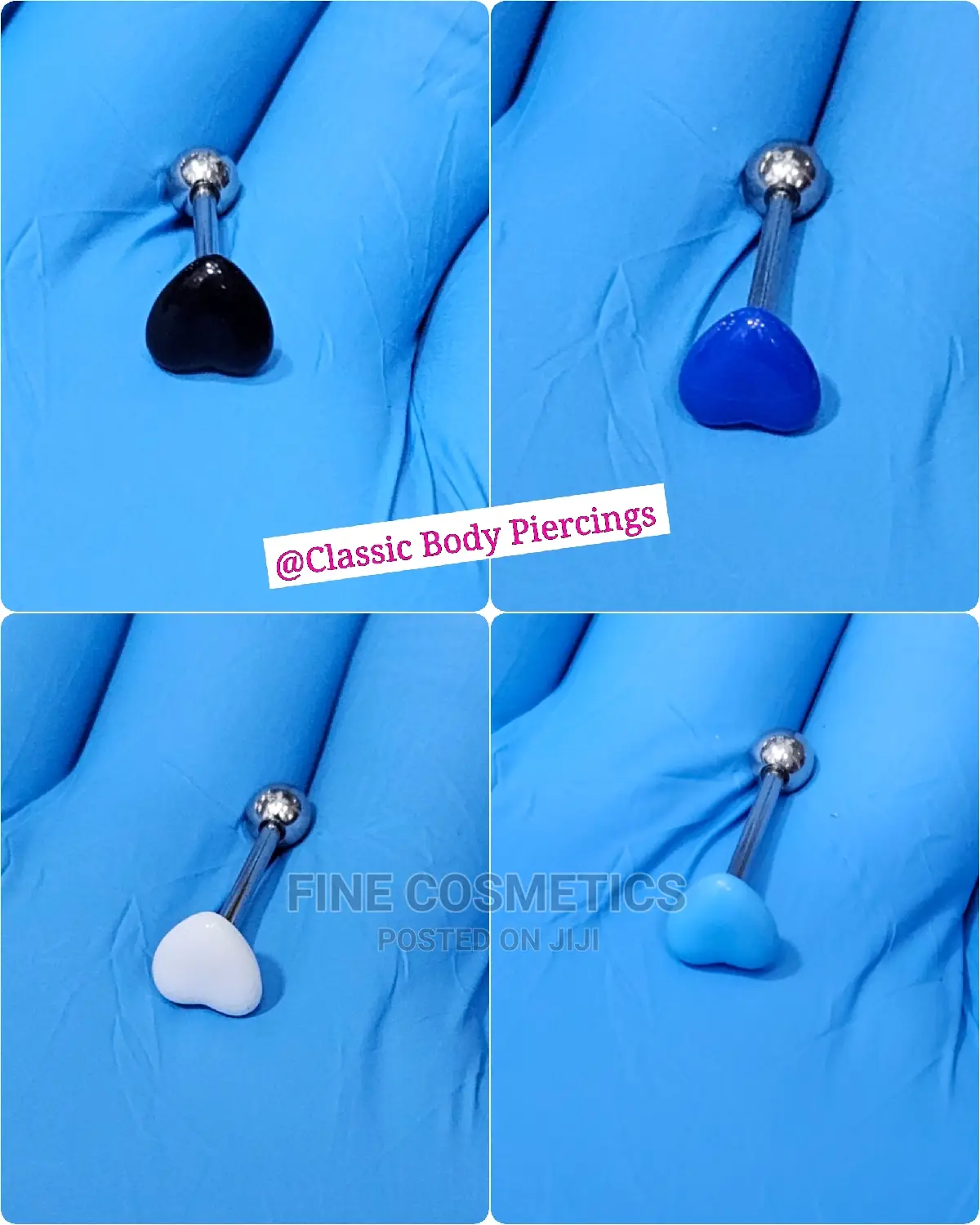 1PC Tongue Barbell Darling Heart Decoration Tongue Jewelry