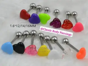 1PC Tongue Barbell Darling Heart Decoration Tongue Jewelry