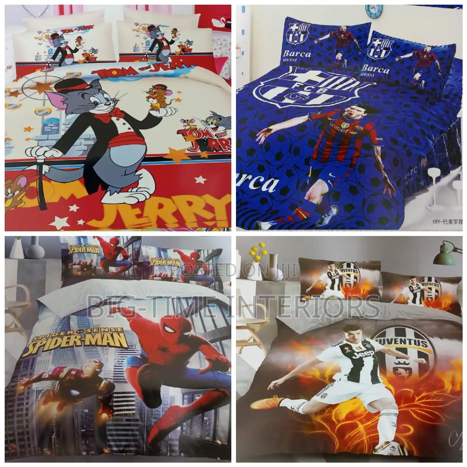 Kids Cartoon Character Duvet Sets