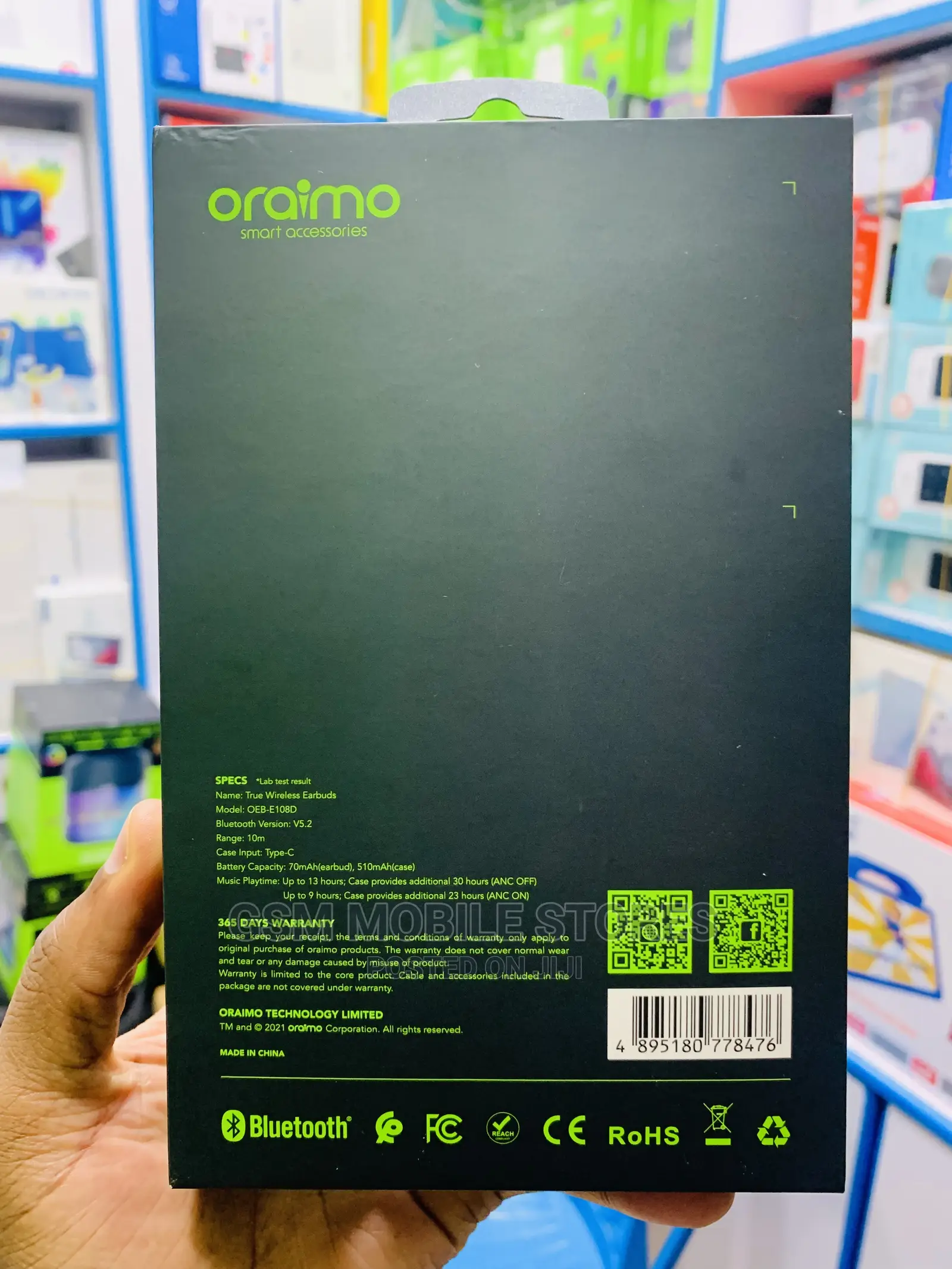 Oraimo Freepods Pro ANC Active Noise Cancellation Earbuds