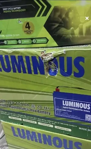 Photo - 12v/100ah Luminous Solar Battery