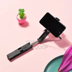 Wired Remote Control Selfie Stick