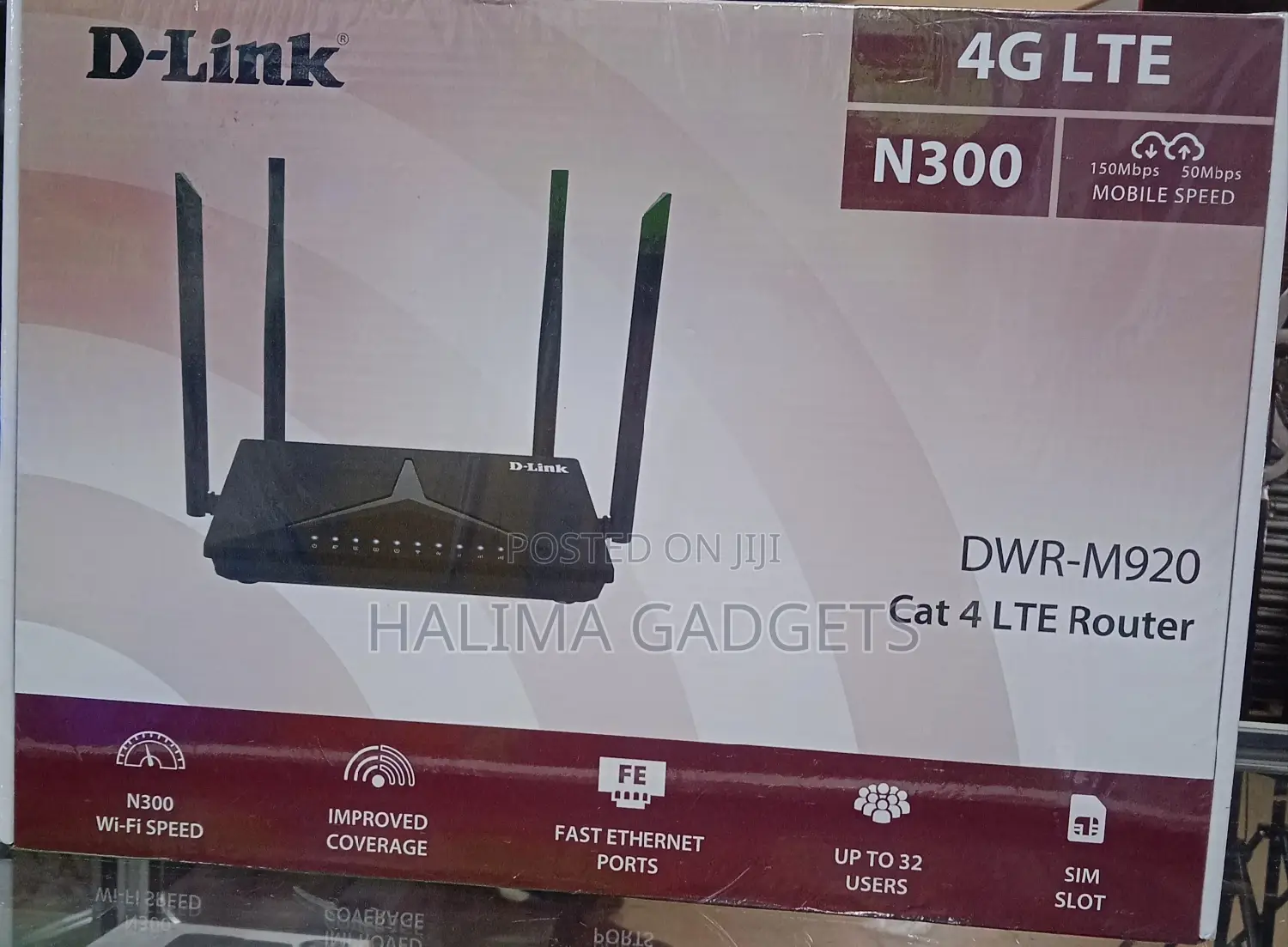 D Link Cat LTE Router DWR M920 Upto 50mbps Mobile Speed