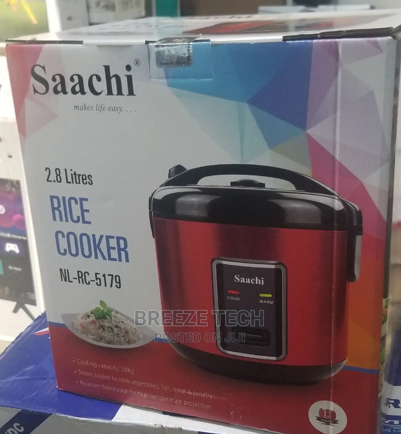 Rice Cooker Saachi 1.8ltrs