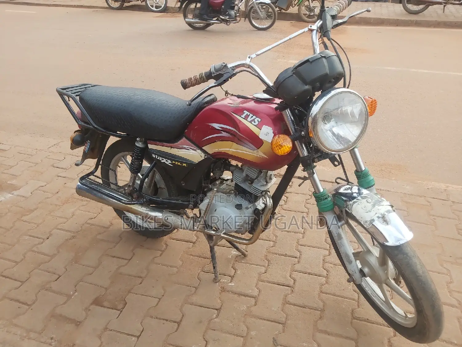 TVS XL 100 2017 Red